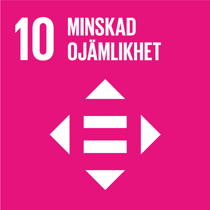 10. Minskad ojämlikhet